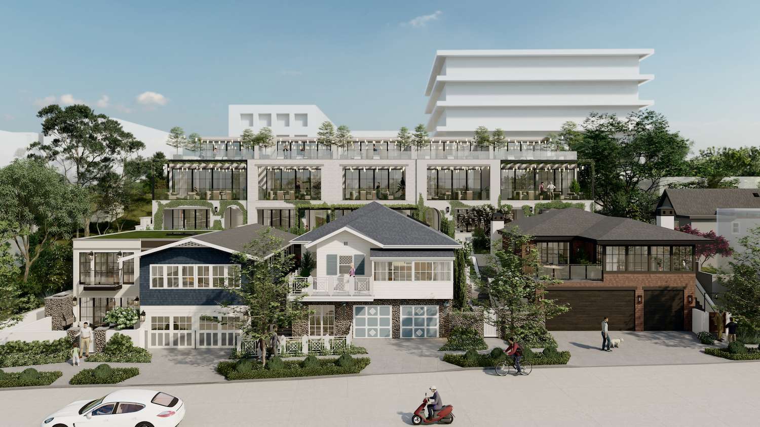 rendering of 800 Coast La Jolla new construction project