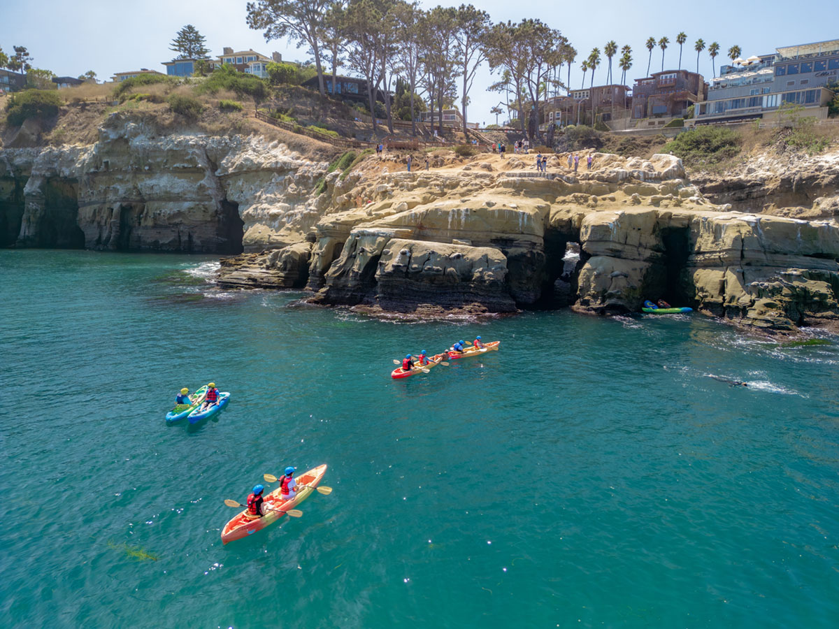 Ocean Kayaking at La Jolla Cove