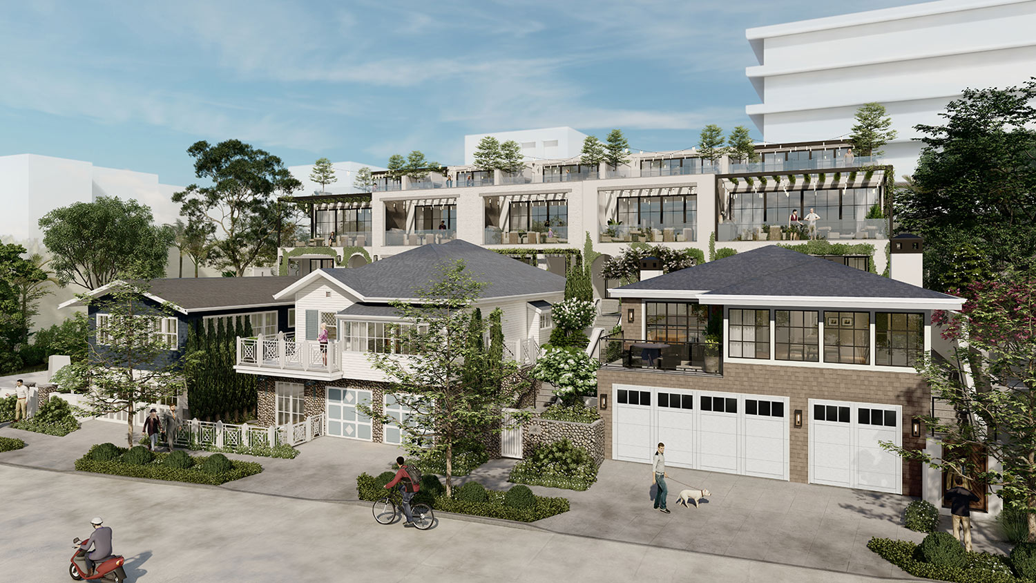 800 Coast La Jolla visualization from right side